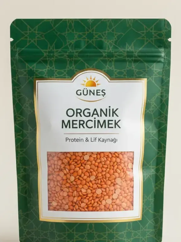 Organik Kırmızı Mercimek